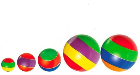 Купить Мячи резиновые (комплект из 5 мячей различного диаметра) в Среднеколымске 