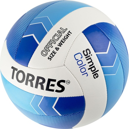 Купить Мяч волейбольный Torres Simple Color любительский р.5 в Среднеколымске 